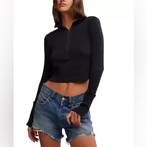 Free People Thermal Half Zip
